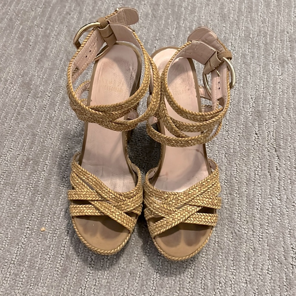 Stuart Weitzman Wedges With Suede - image 1